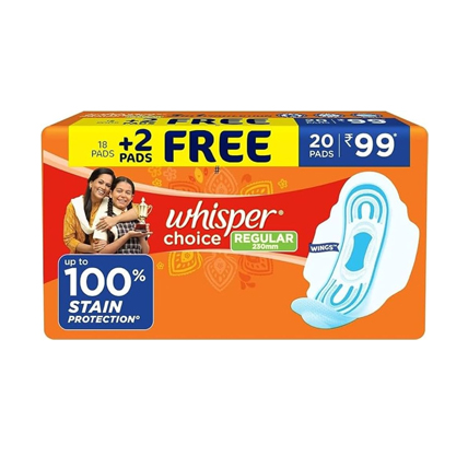 Whisper Choice Pads Regular 230 Mm